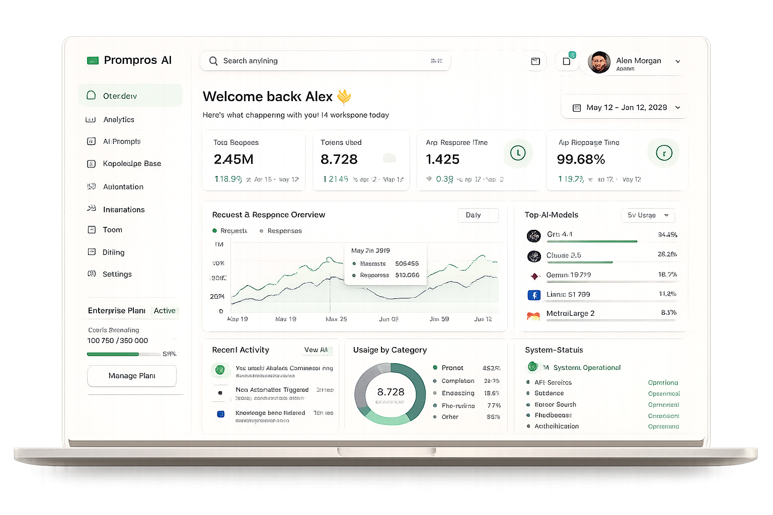 PromptOS Dashboard